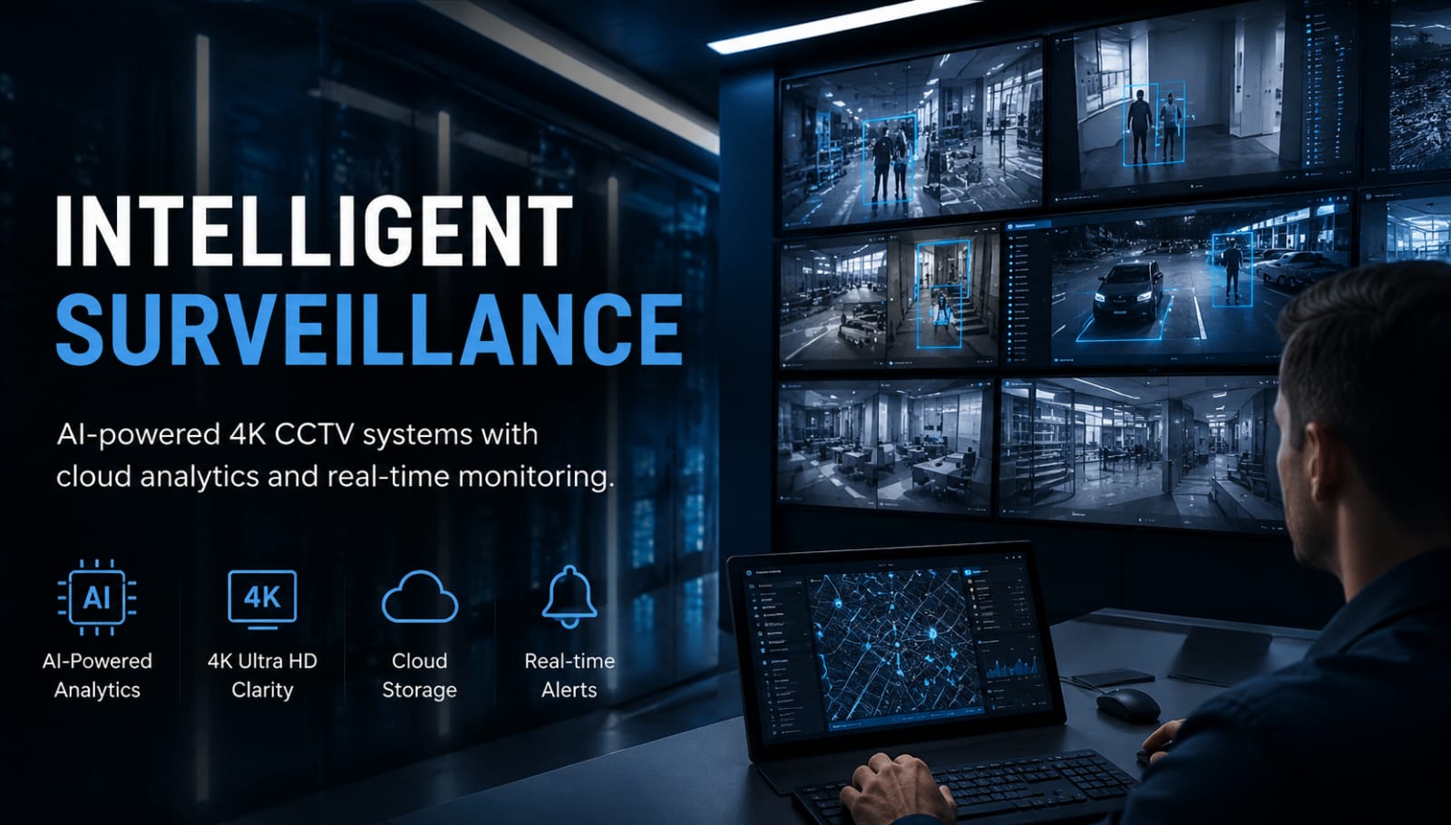 CCTV surveillance and security installation by MS Security in Jamshedpur